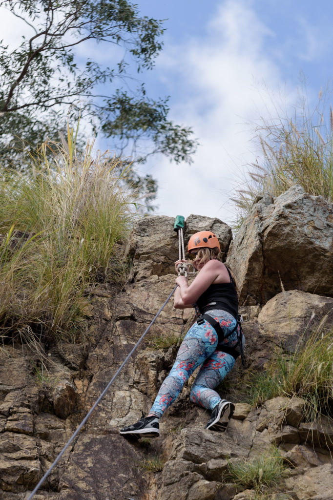 Miss Multiverse QLD Rock Climbing