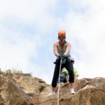 Miss Multiverse QLD - Upside down abseil