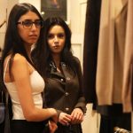 Talia Simone shopping at Wesson Boutique