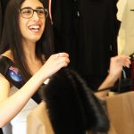 Talia Simone shopping at Wesson Boutique