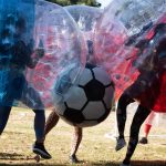 Bubble soccer with Green Frog Adventures